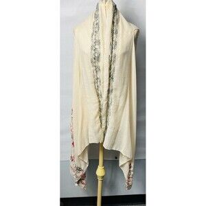 vintage embroidered Stitch Women Poncho